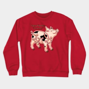 Happy Pig Crewneck Sweatshirt